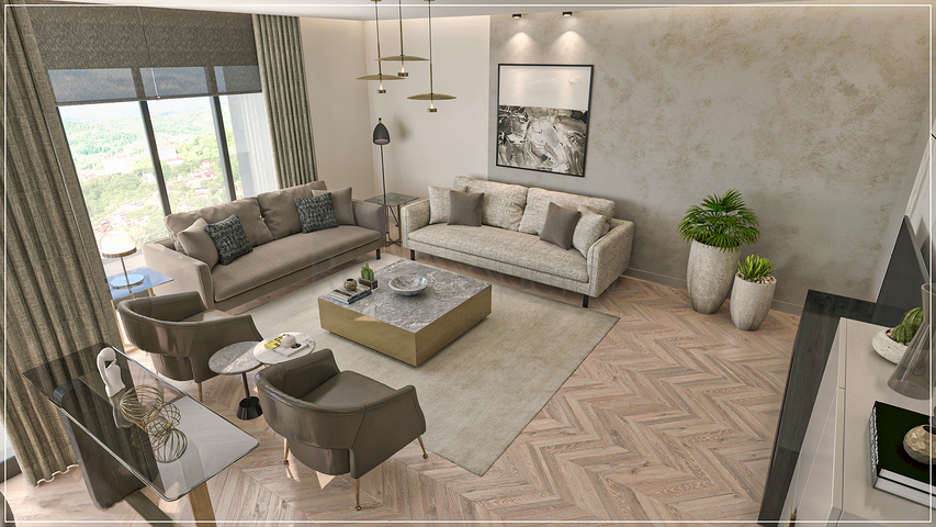 Apartments mit 3+1 Grundriss in Uncala - Antalya 