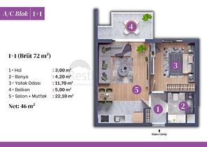 Investitionsprojekt in Altyntaş - Antalya