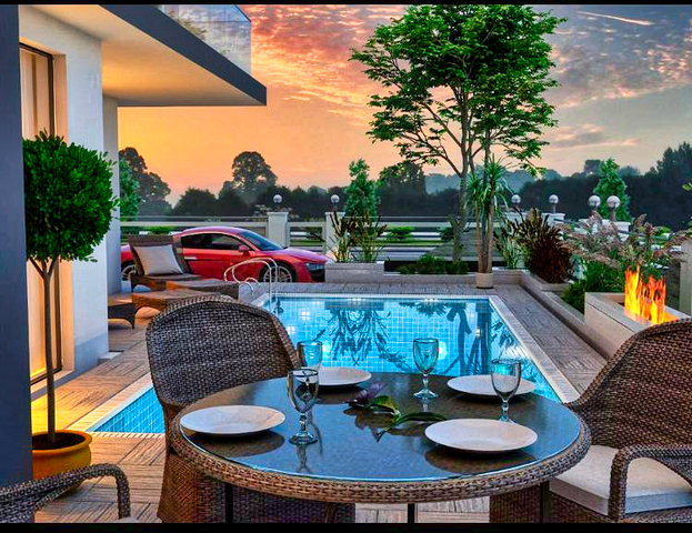 4+1-Villa in der Region Doshemealty - Antalya