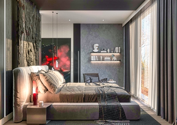 4+1-Villa in der Region Doshemealty - Antalya