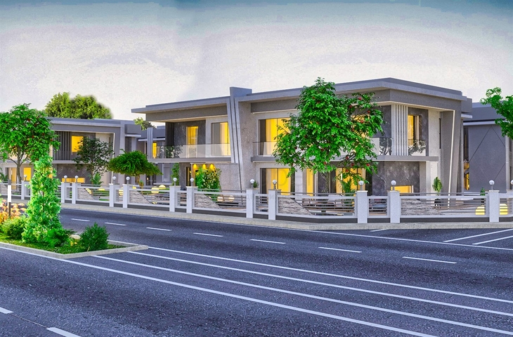 4+1-Villa in der Region Doshemealty - Antalya