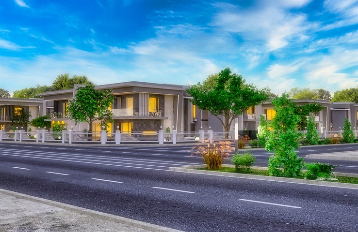 4+1-Villa in der Region Doshemealty - Antalya