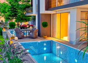 4+1-Villa in der Region Doshemealty - Antalya