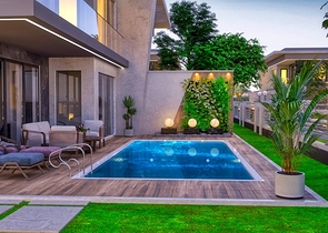 4+1-Villa in der Region Doshemealty - Antalya