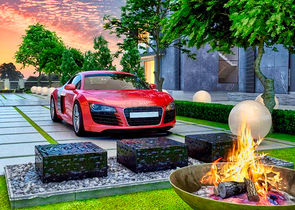 4+1-Villa in der Region Doshemealty - Antalya