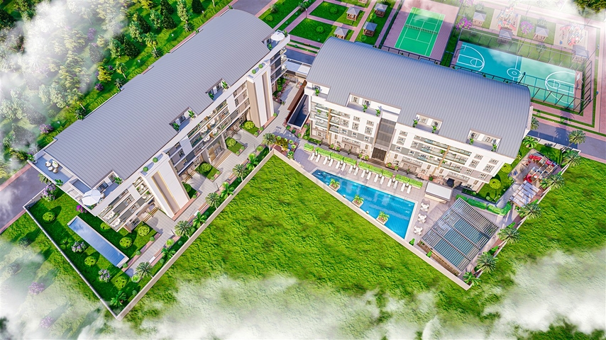 Investitionsprojekt im Wohnbezirk Persimmon - Antalya