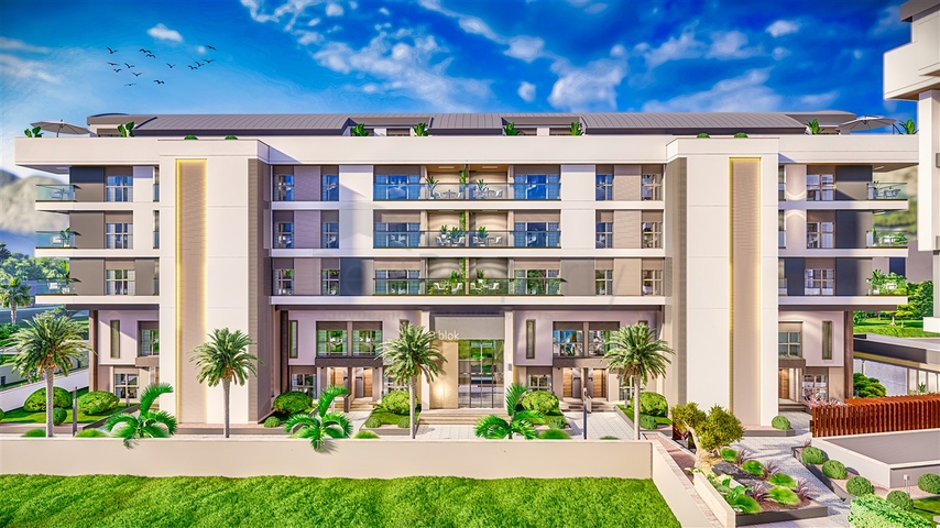 Investitionsprojekt im Wohnbezirk Persimmon - Antalya