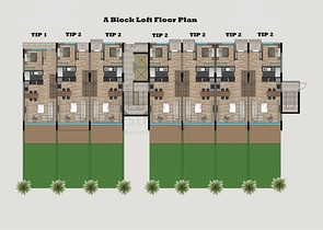 Investitionsprojekt im Wohnbezirk Persimmon - Antalya