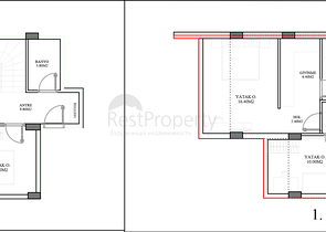 Investitionsprojekt einer 4+1-Villa im Stadtteil Altyntasch - Antalya 