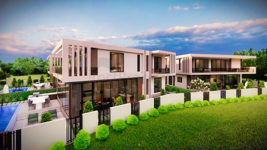 Investitionsprojekt einer 4+1-Villa in der Region Doshemealty - Antalya 