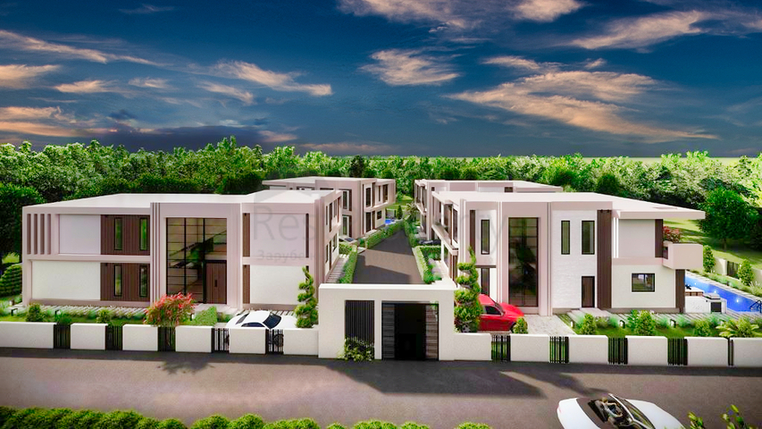 Investitionsprojekt einer 4+1-Villa in der Region Doshemealty - Antalya 