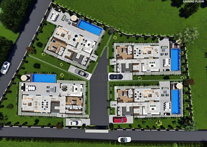 Investitionsprojekt einer 4+1-Villa in der Region Doshemealty - Antalya 