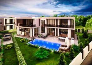 Investitionsprojekt einer 4+1-Villa in der Region Doshemealty - Antalya 