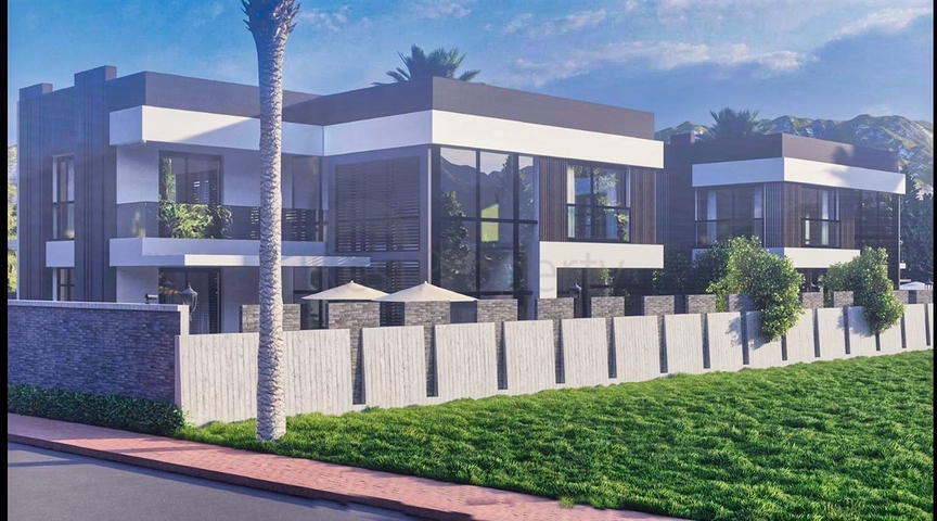 4+1-Villa in der Region Doshemealty - Antalya