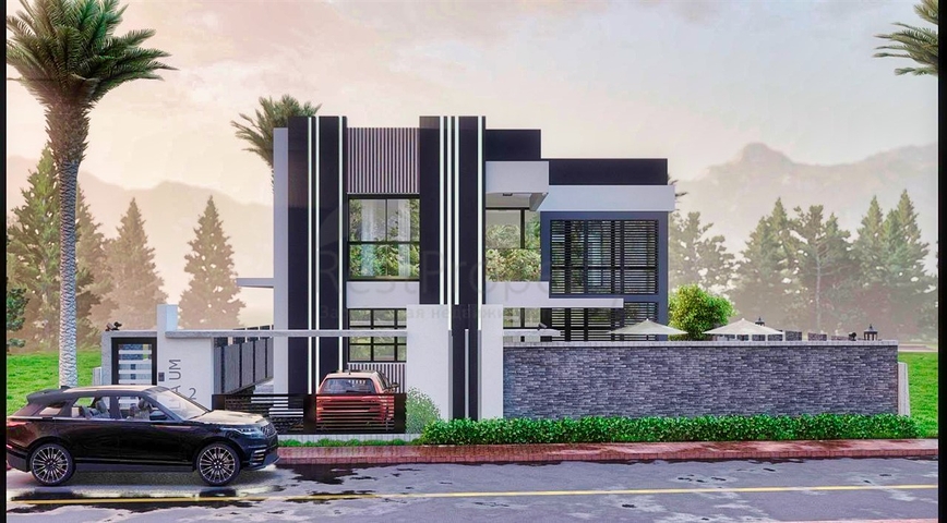 4+1-Villa in der Region Doshemealty - Antalya