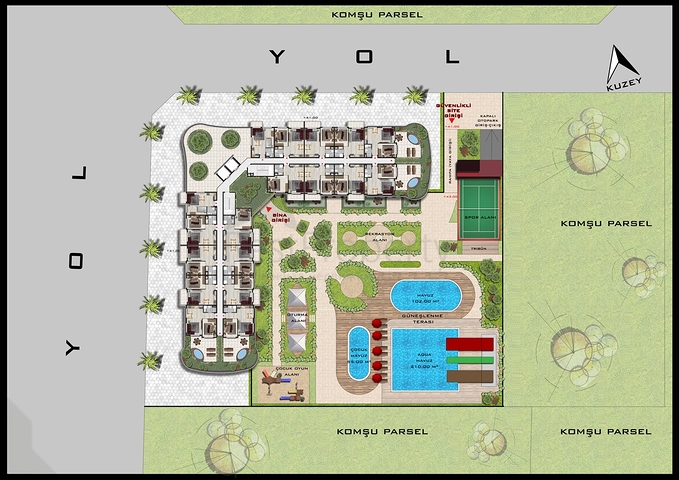 Investitionsprojekt im Wohnbezirk Altyntasch - Antalya
