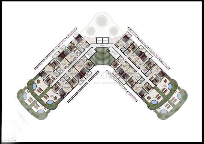 Investitionsprojekt im Wohnbezirk Altyntasch - Antalya