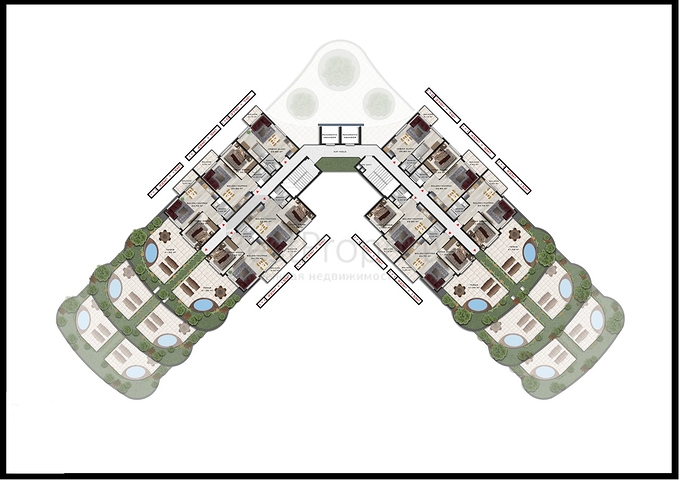 Investitionsprojekt im Wohnbezirk Altyntasch - Antalya