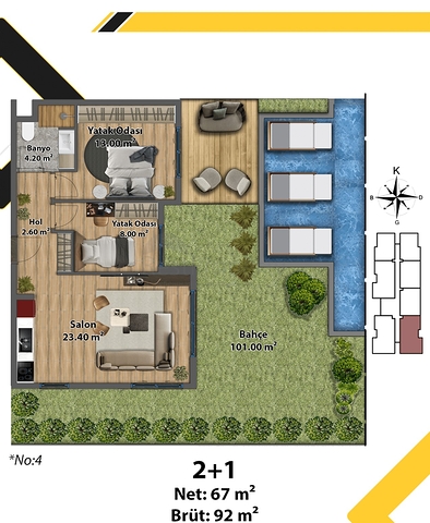 Investitionsprojekt in Altyntaş - Antalya