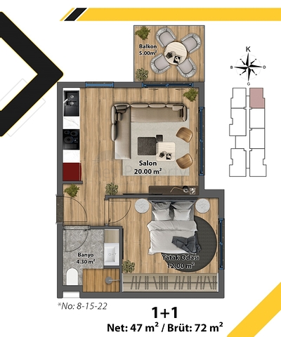 Investitionsprojekt in Altyntaş - Antalya