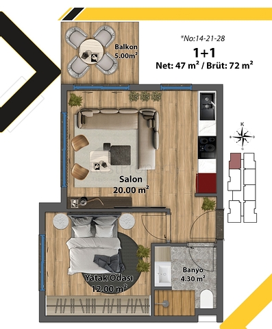 Investitionsprojekt in Altyntaş - Antalya