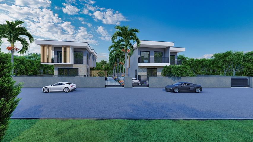 4+2-Villen im Stadtteil Doshemealty - Antalya 