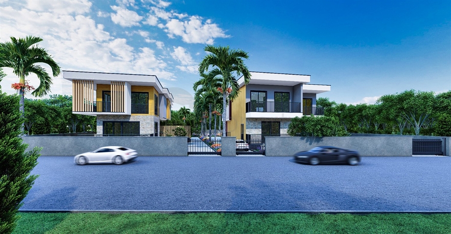 4+2-Villen im Stadtteil Doshemealty - Antalya 