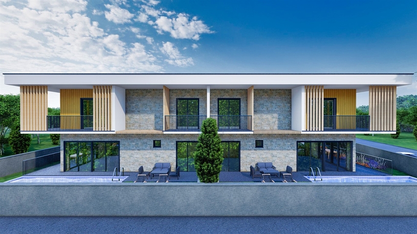 4+2-Villen im Stadtteil Doshemealty - Antalya 