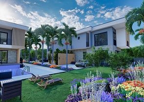 4+2-Villen im Stadtteil Doshemealty - Antalya 