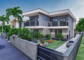 4+2-Villen im Stadtteil Doshemealty - Antalya 