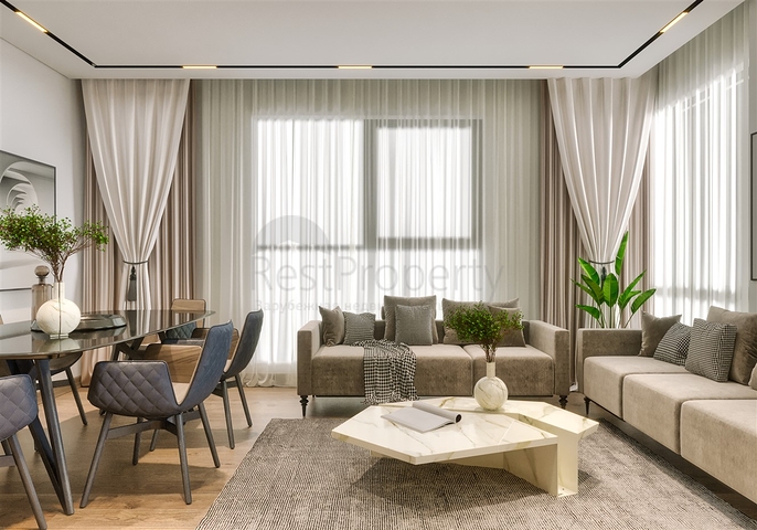 3+1-Apartments im Stadtteil Kepez - Antalya