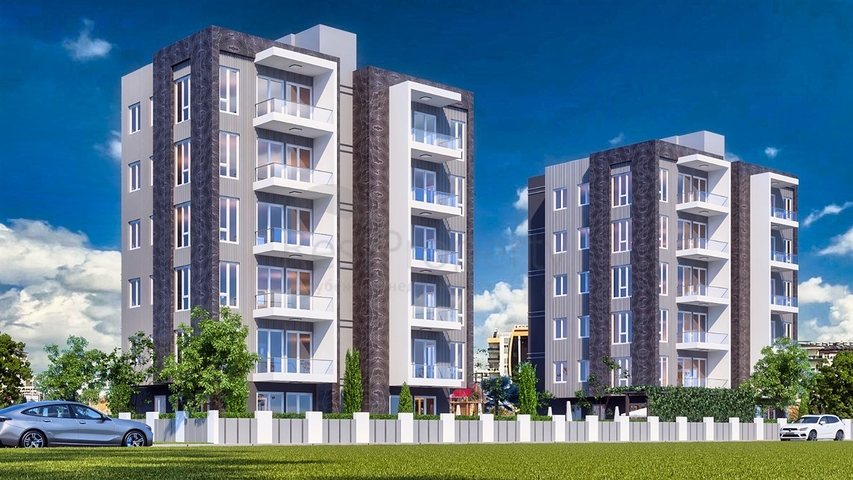3+1-Apartments im Stadtteil Kepez - Antalya