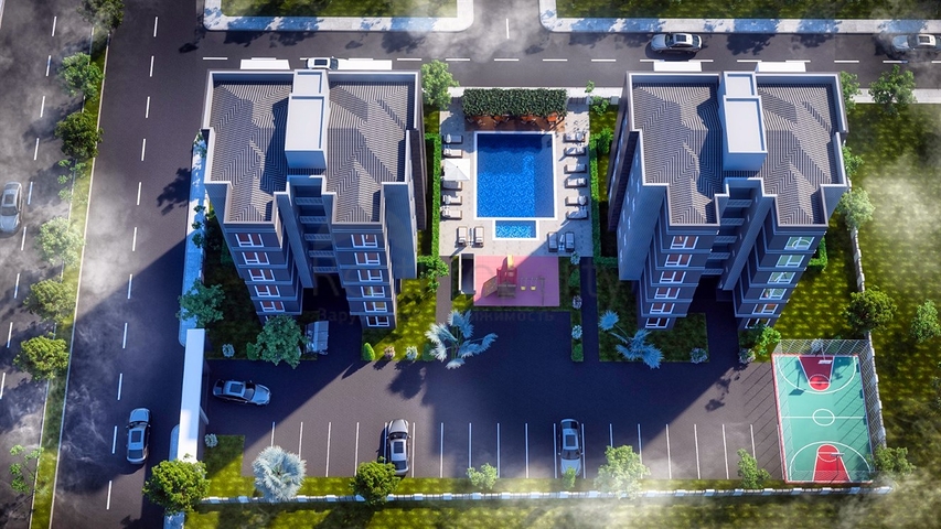 3+1-Apartments im Stadtteil Kepez - Antalya