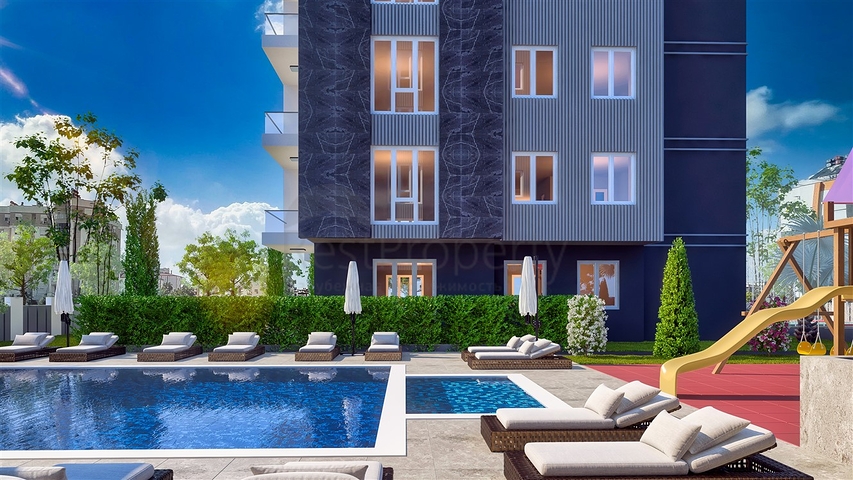 3+1-Apartments im Stadtteil Kepez - Antalya