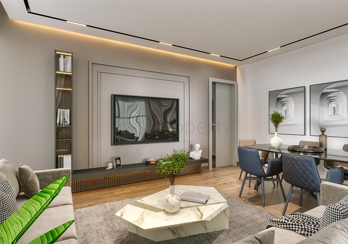 3+1-Apartments im Stadtteil Kepez - Antalya