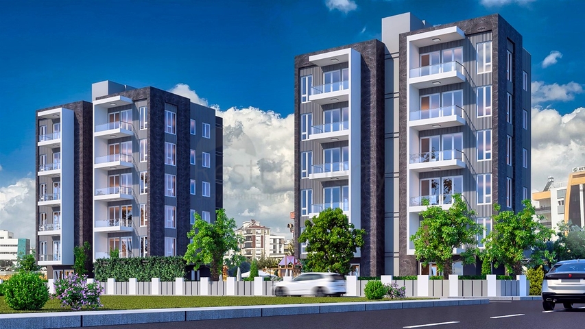 3+1-Apartments im Stadtteil Kepez - Antalya