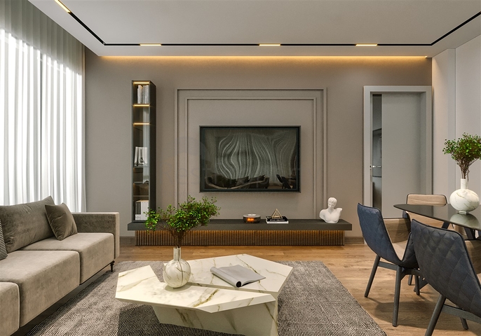 3+1-Apartments im Stadtteil Kepez - Antalya