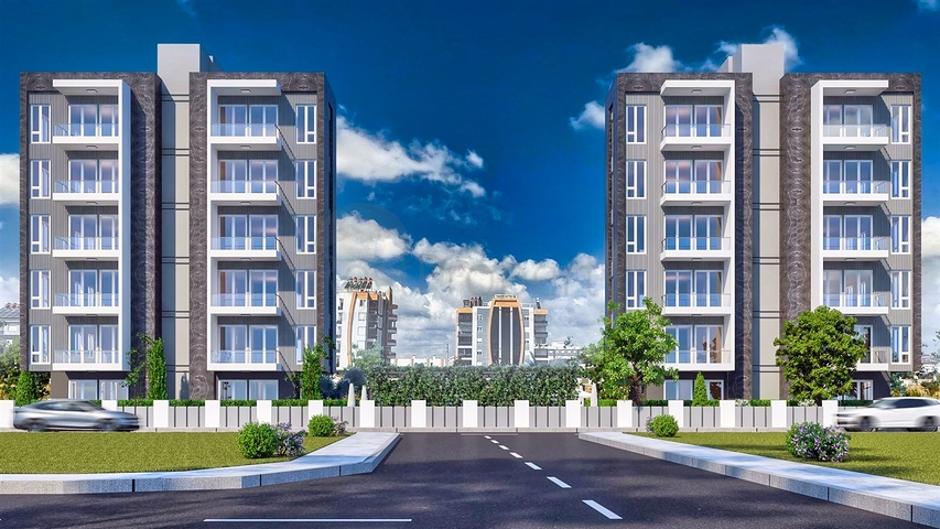 3+1-Apartments im Stadtteil Kepez - Antalya