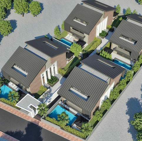 4+1-Villen im Stadtteil Mollayusuf - Antalya 