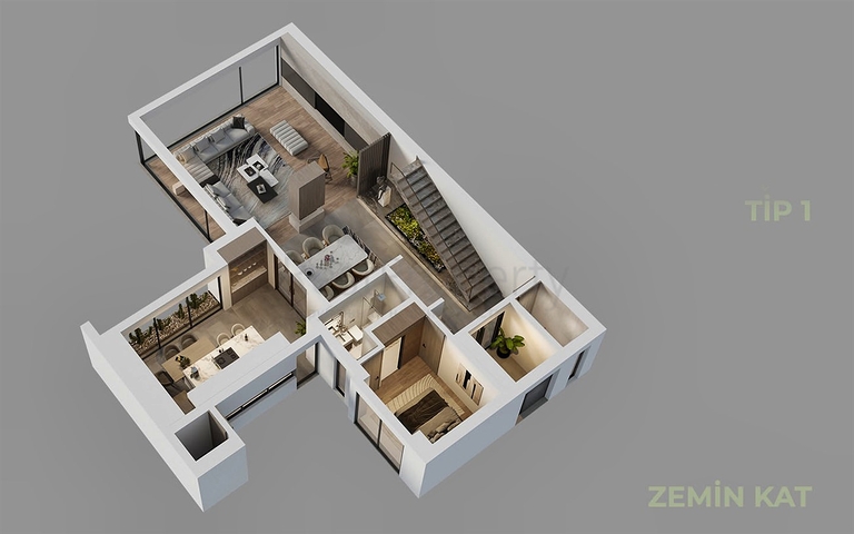 Investitionsprojekt, Villen in der Region Doshemealty - Antalya