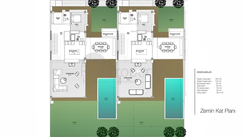 Investitionsprojekt, Villen in der Region Doshemealty - Antalya