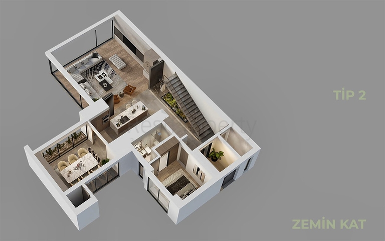 Investitionsprojekt, Villen in der Region Doshemealty - Antalya