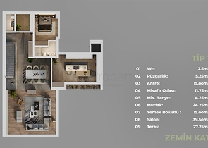 Investitionsprojekt, Villen in der Region Doshemealty - Antalya