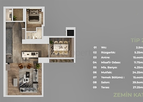 Investitionsprojekt, Villen in der Region Doshemealty - Antalya