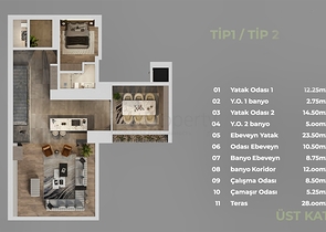 Investitionsprojekt, Villen in der Region Doshemealty - Antalya
