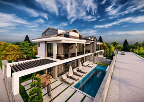 Villa mit 5+1 Grundriss in Fethiye - Antalya  Villa mit 5+1 Grundriss in Fethiye - Antalya