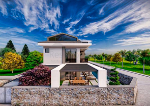 Villa mit 5+1 Grundriss in Fethiye - Antalya  Villa mit 5+1 Grundriss in Fethiye - Antalya