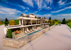 Villa mit 5+1 Grundriss in Fethiye - Antalya  Villa mit 5+1 Grundriss in Fethiye - Antalya