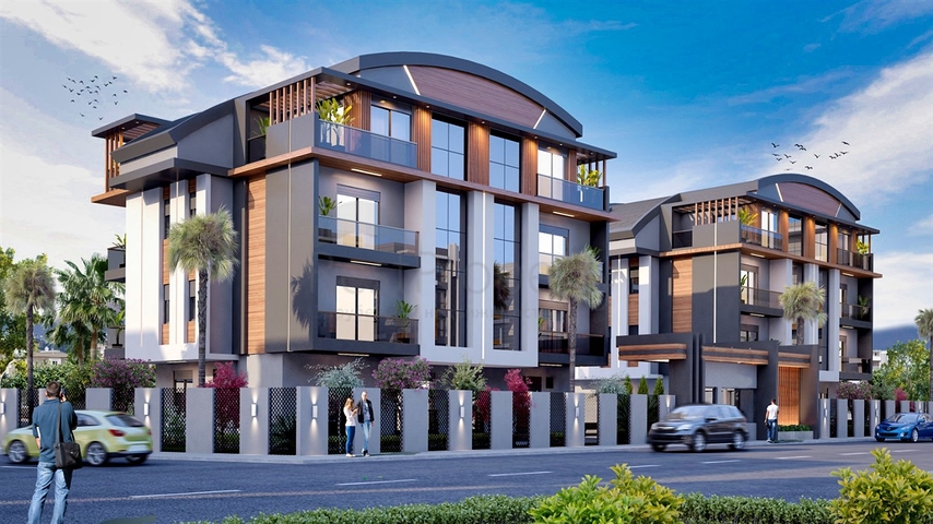 Apartments mit 1+1 und 2+1 Grundrissen im Stadtteil Kushkavagi - Antalya