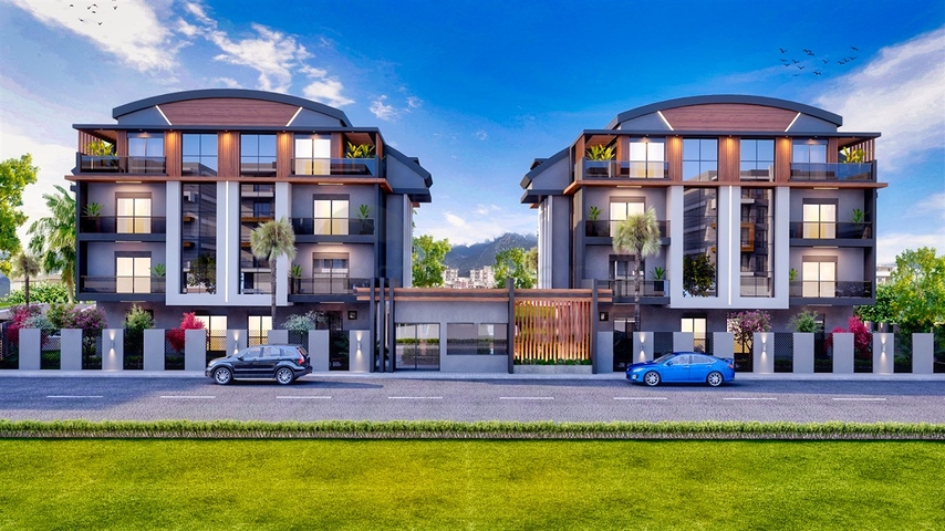 Apartments mit 1+1 und 2+1 Grundrissen im Stadtteil Kushkavagi - Antalya